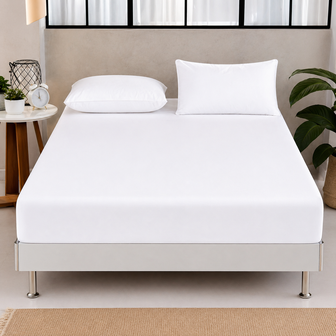 360° Elastic Bed Sheet with Pillow Cases