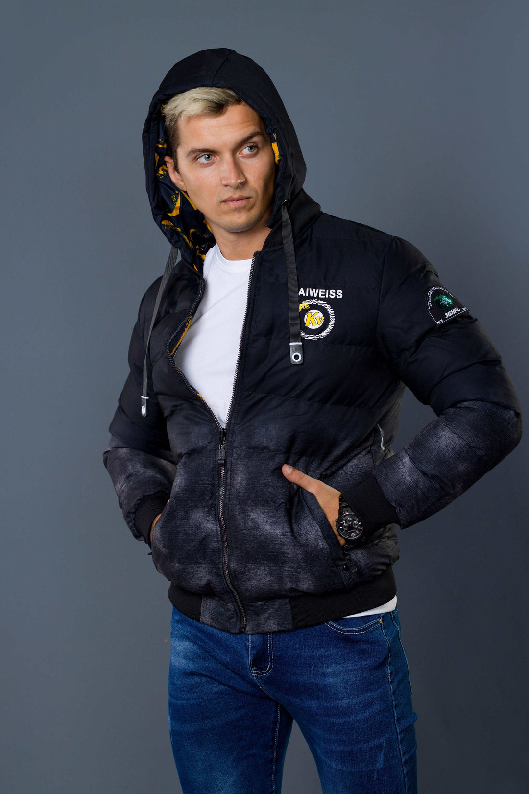 Front Zipper Winter Jacket