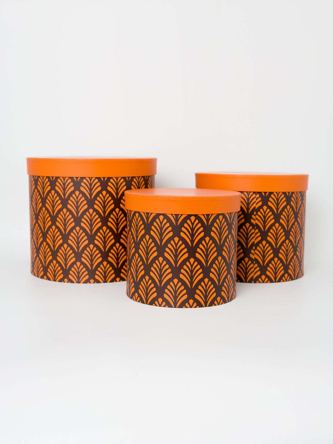 Brown Pattern Printed Gift Box - Large