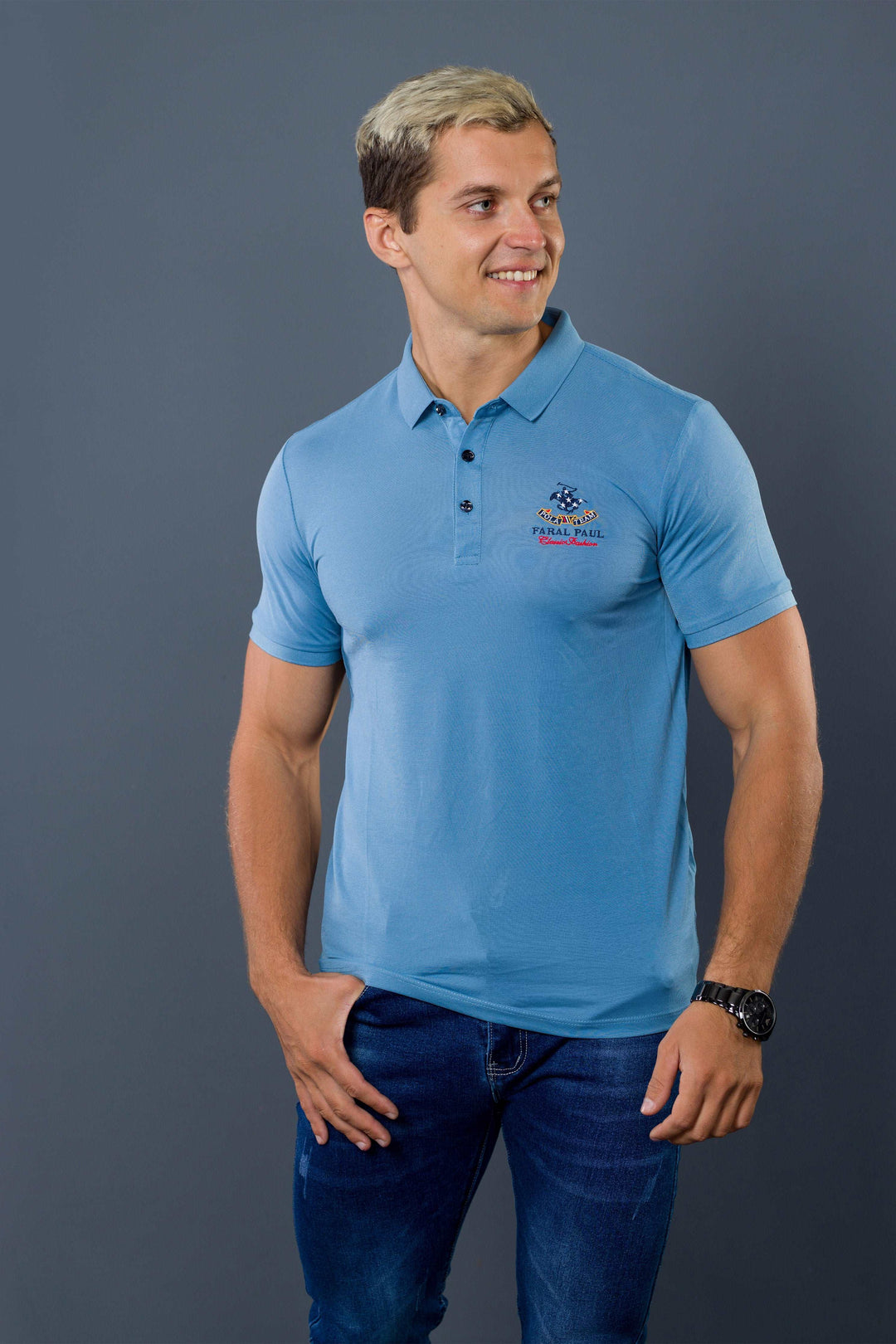 Blue Polo T-Shirt