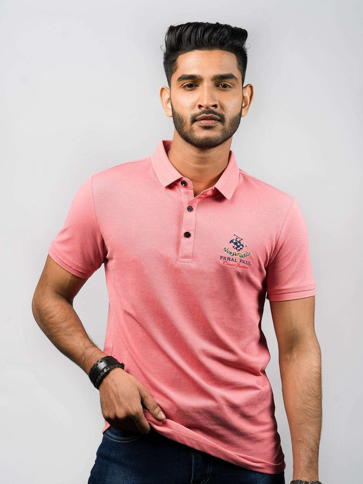 KAI SLIM FIT POLO T SHIRT - B