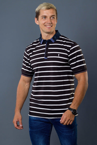 Collar Detail Polo T-Shirt