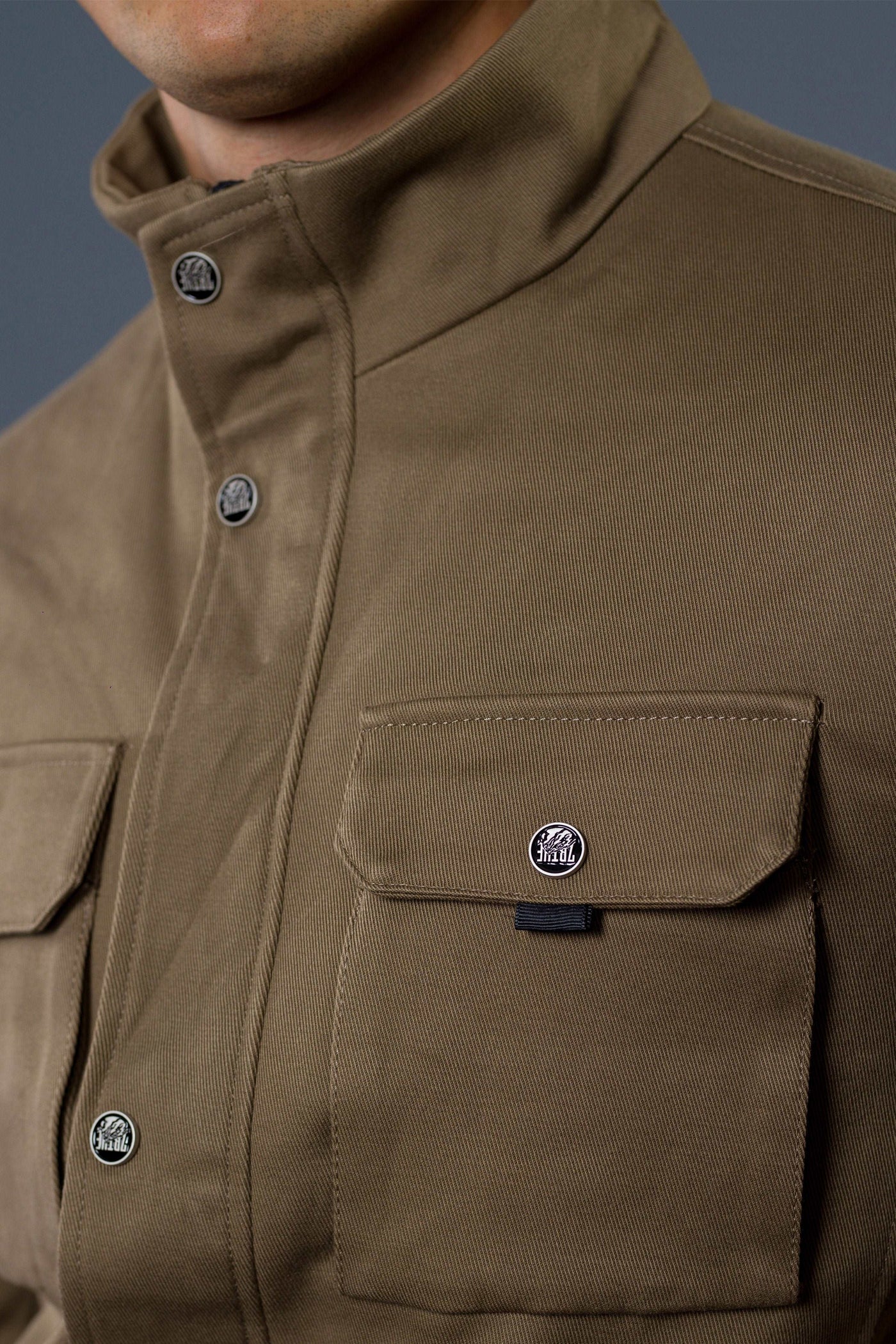 Button Detail Winter Jacket
