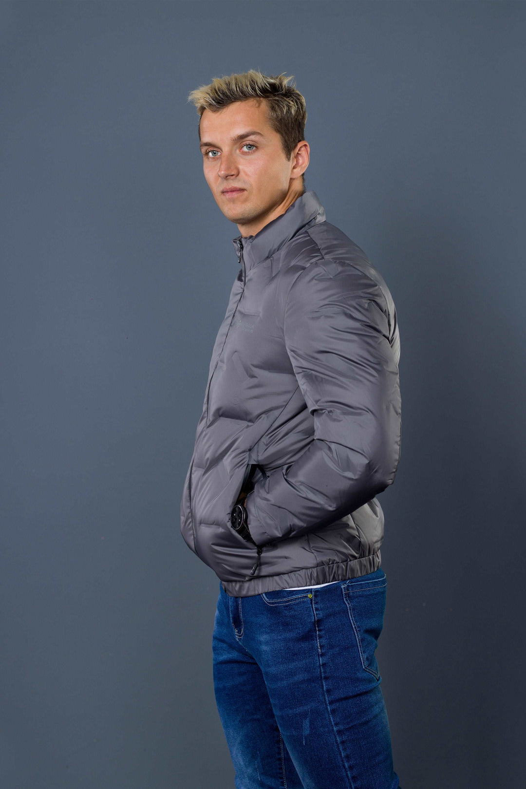 Front Zipped Men's Jacket