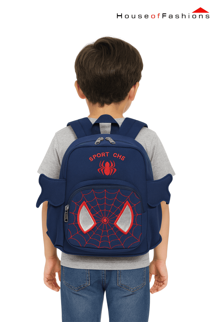 Kids’ Spider Hero Backpack – 11” x 10.5” Character School & Nursery Bag | House of Fashions