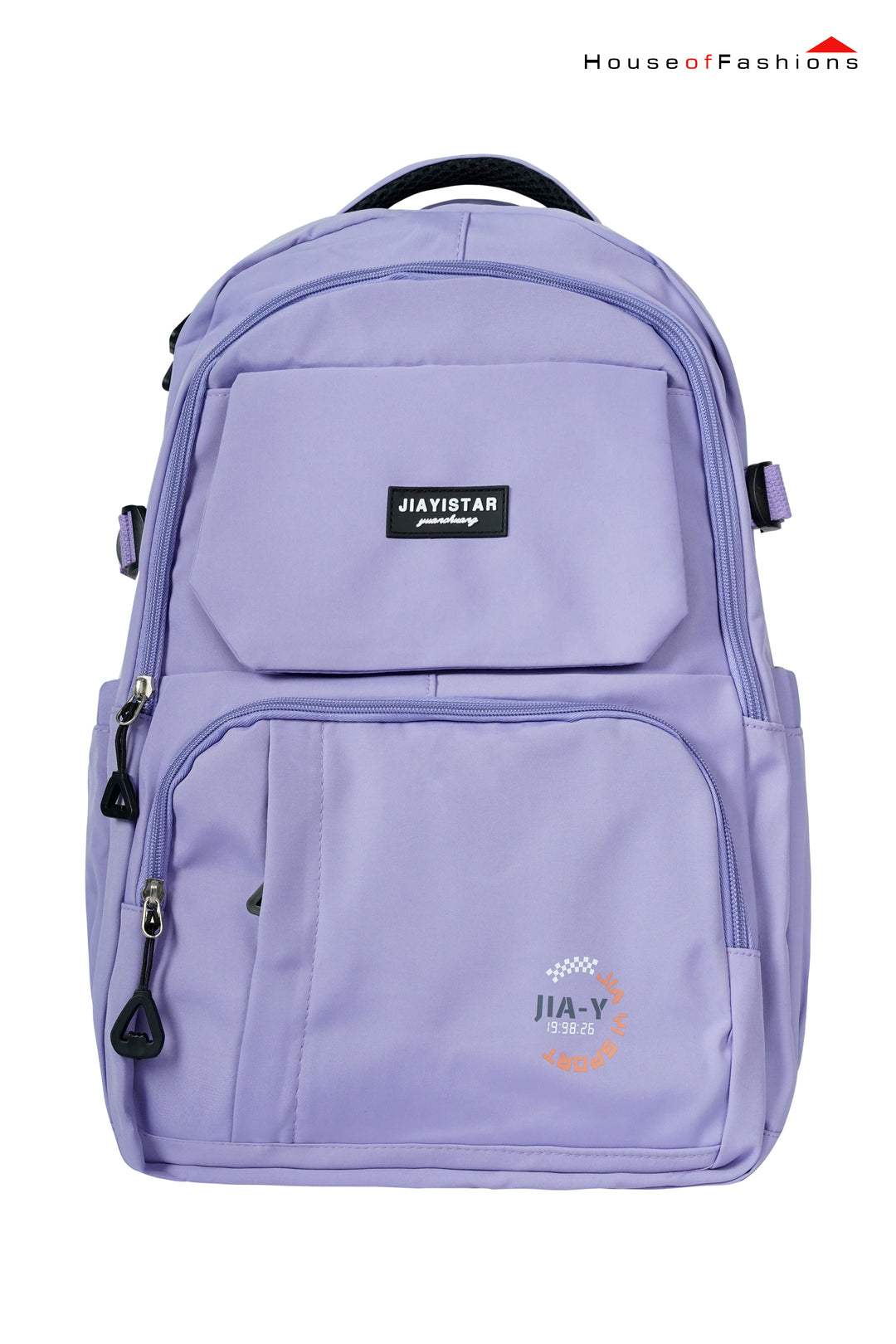 Lavender Cutie Check School Backpack