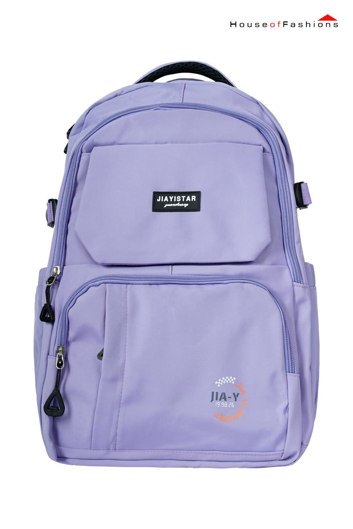 Lavender Cutie Check School Backpack