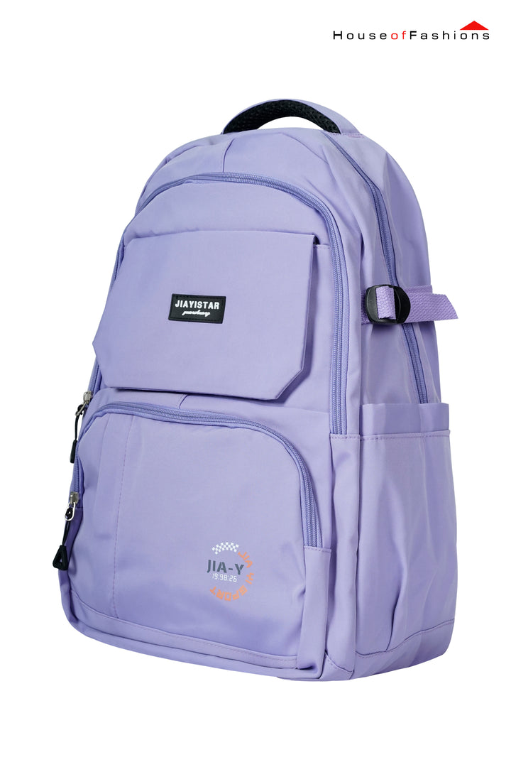 Lavender Cutie Check School Backpack