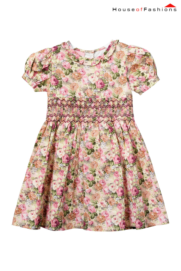 Rosy Meadow – Smocked Floral Dress