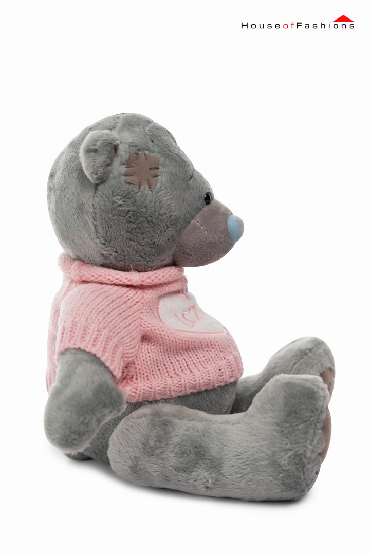 Soft Toy in a Pink Sweater Teddy