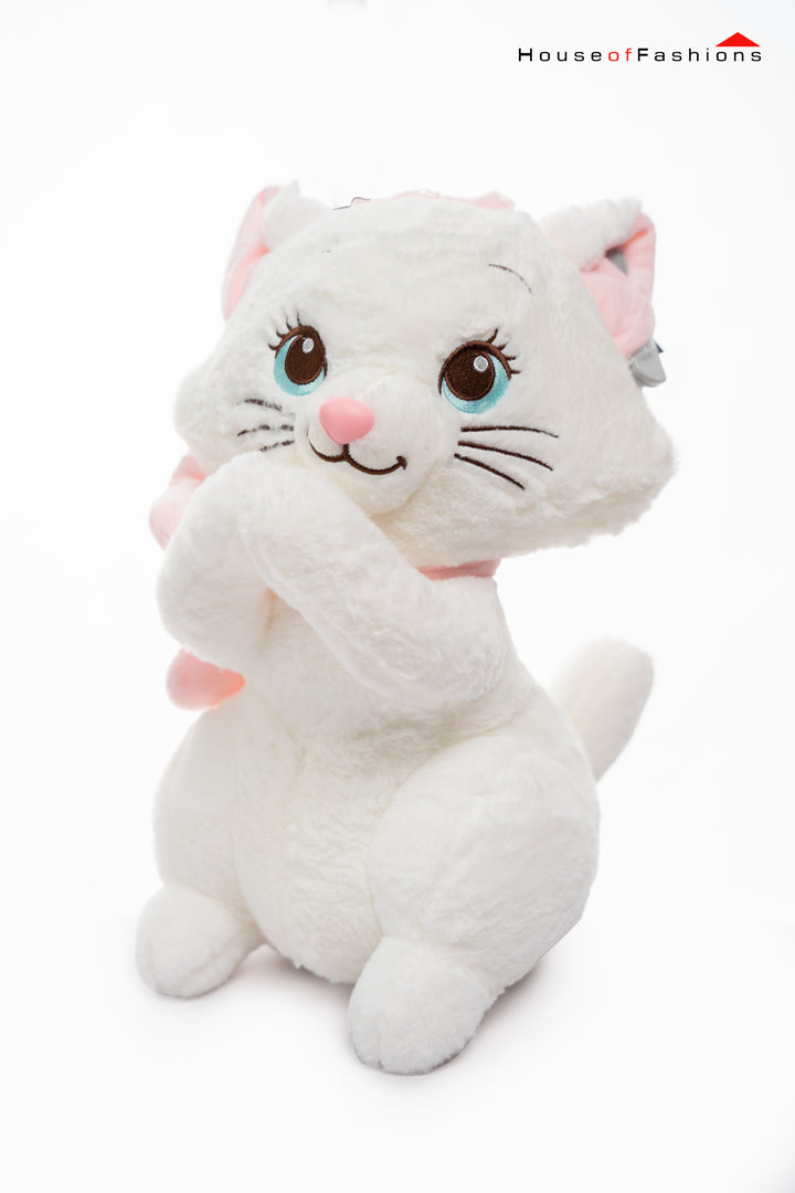 Disney Marie Cat Plush Dolls The Aristocats Cartoon Sleepy Face Marie Bow Plushies Doll Soft Stuffed Animals Pet Toy Gir