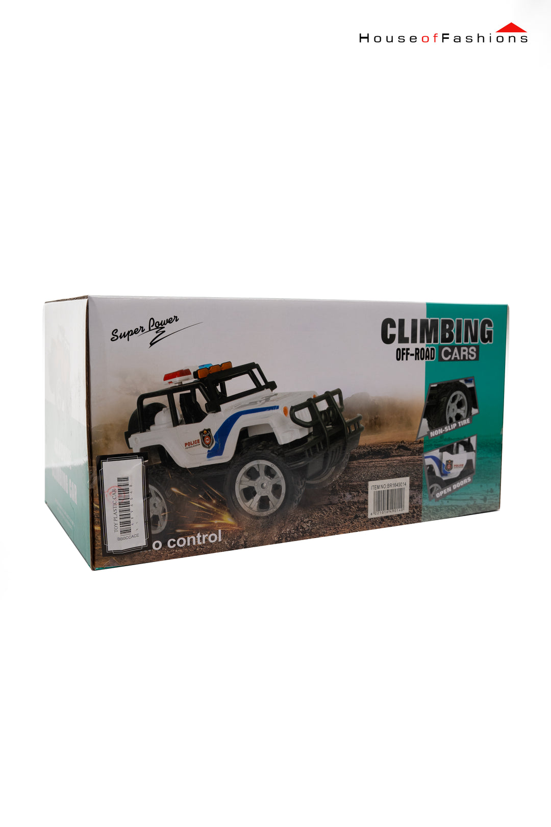 4x4 Drive Climbing Remote Control Police Jeep