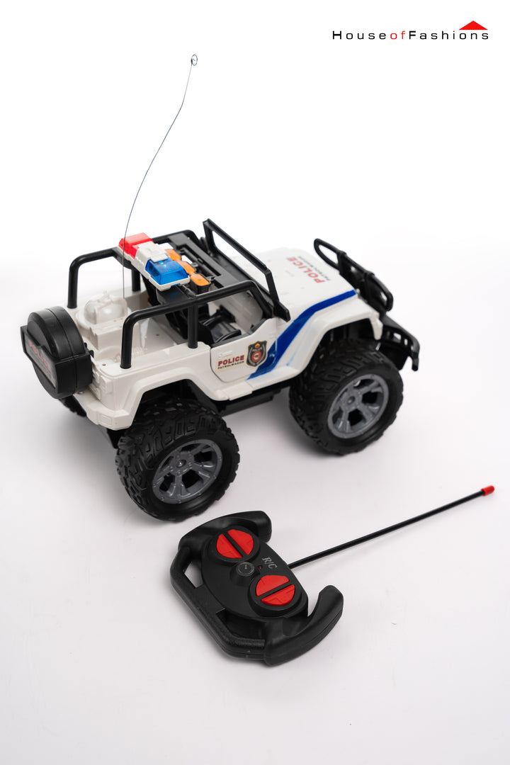 4x4 Drive Climbing Remote Control Police Jeep