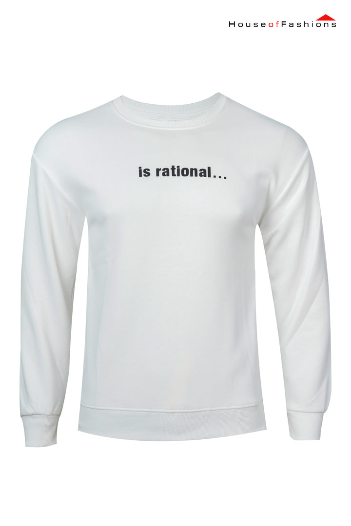 Men Full Sleeve embossed Sweatshirt