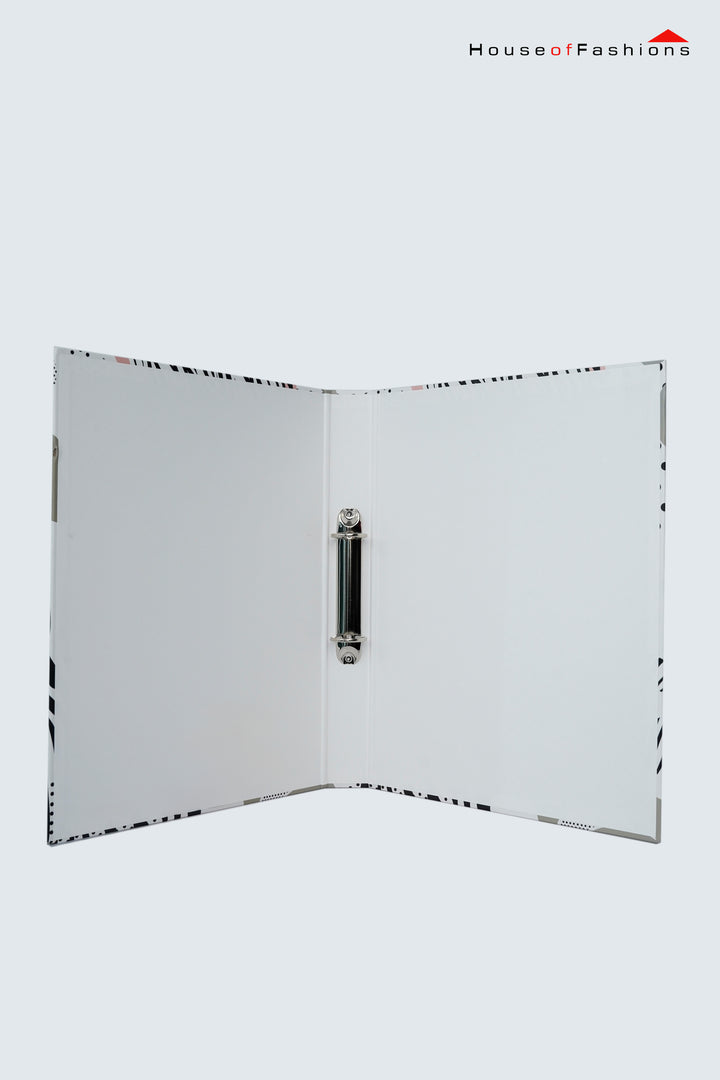 2D Ring Insert Binder File – A4 Size | Durable PVC Cover with Printed Designs