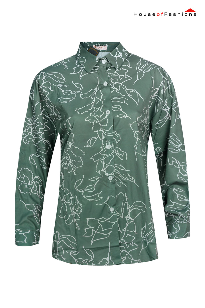 Kafengi Printed Ladies Long Sleeve Shirt