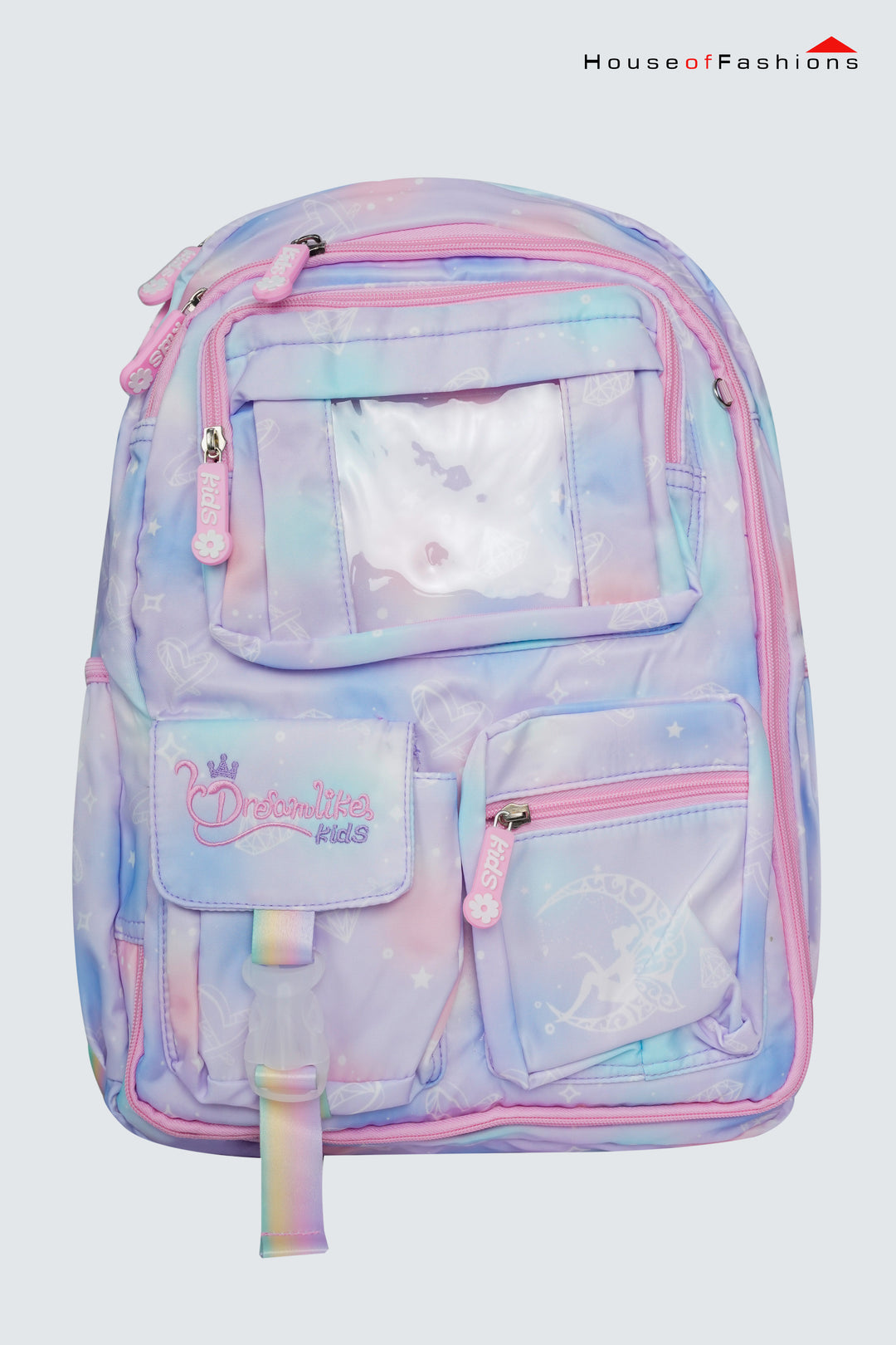 Pink Princess School Bag | Super Light, Water-Resistant & Spacious