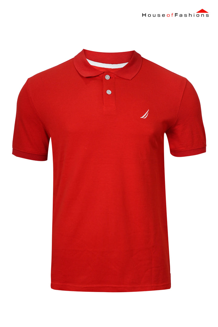 Crimson Red Logo Polo Shirt