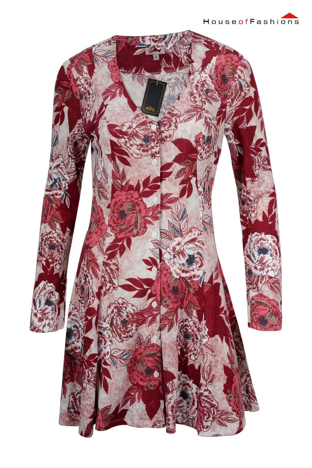 Blossom Charm Floral Fit & Flare Dress