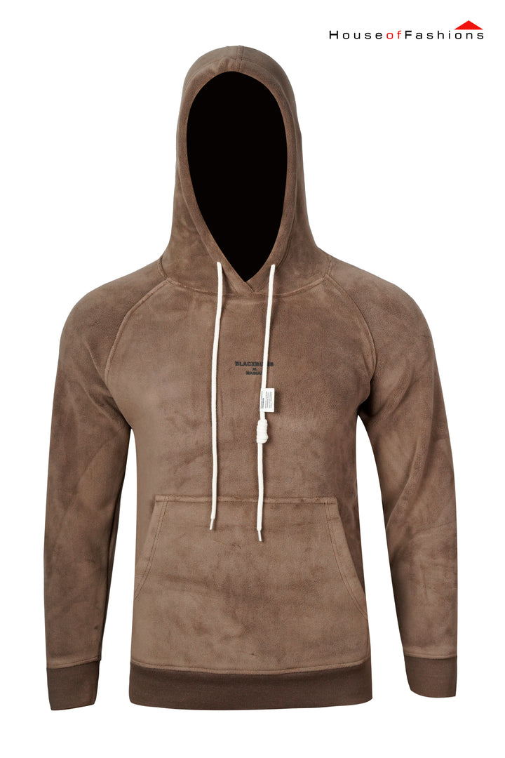 Mocha Luxe Velour Hoodie