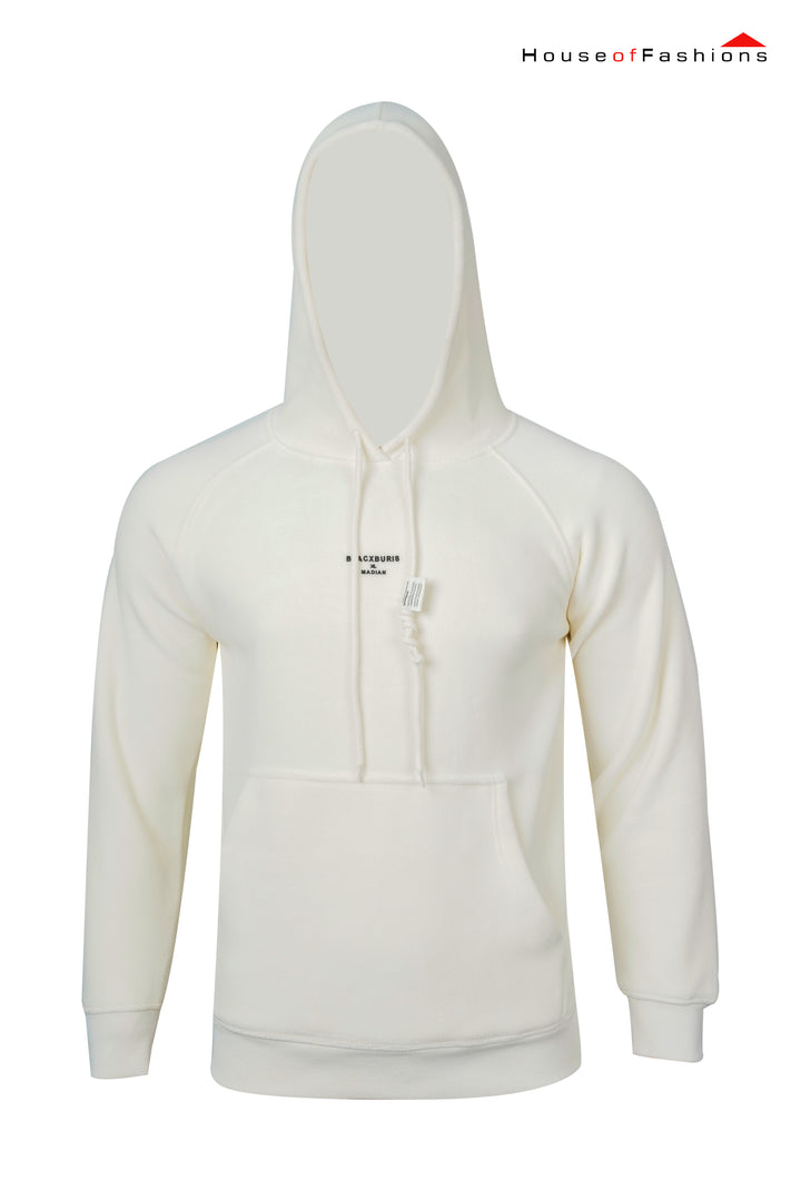 Ivory Luxe Velour Hoodie