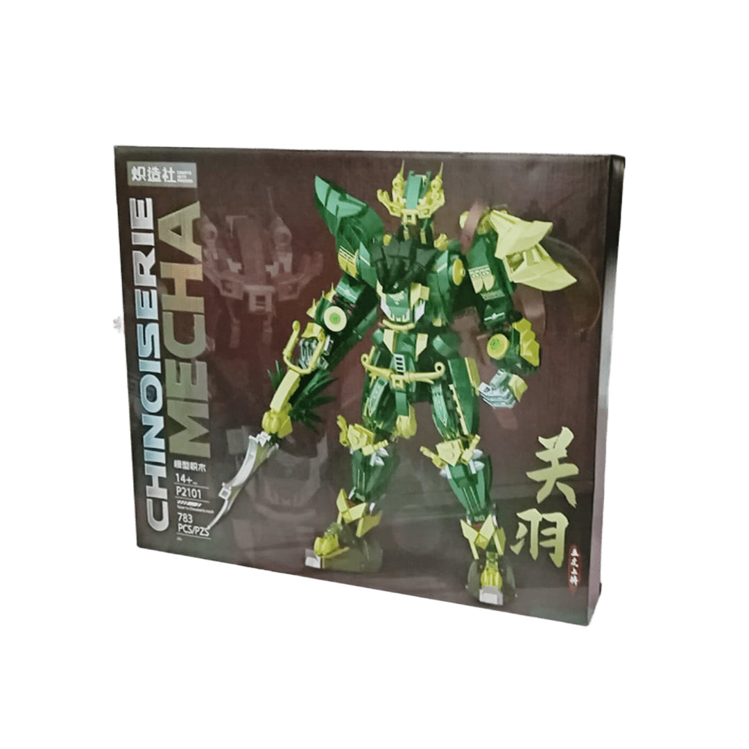 KOZOSHA P2101 2101 GUAN YU FIVE TIGER GENERAL building block model kit with 783 blocks