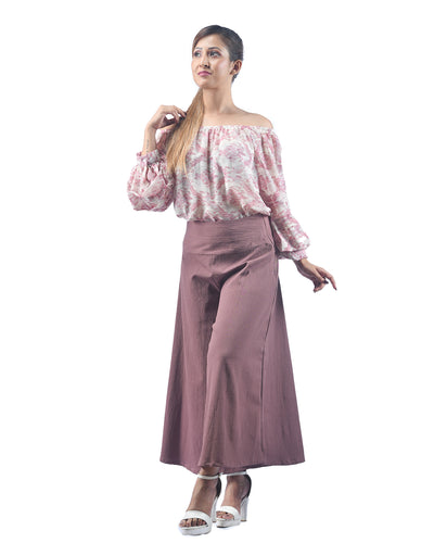 Woman wearing a stylish blouse