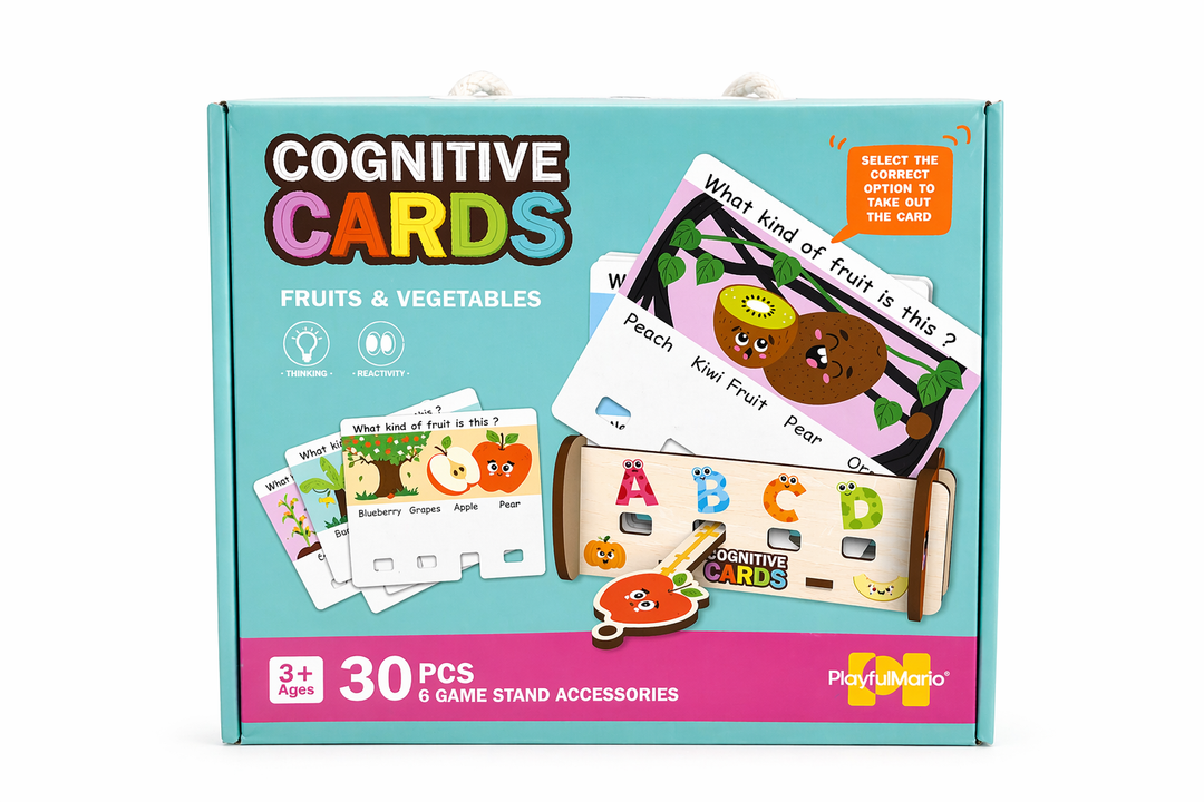 cognitive cards-Fruits & Vegetables Learning Game