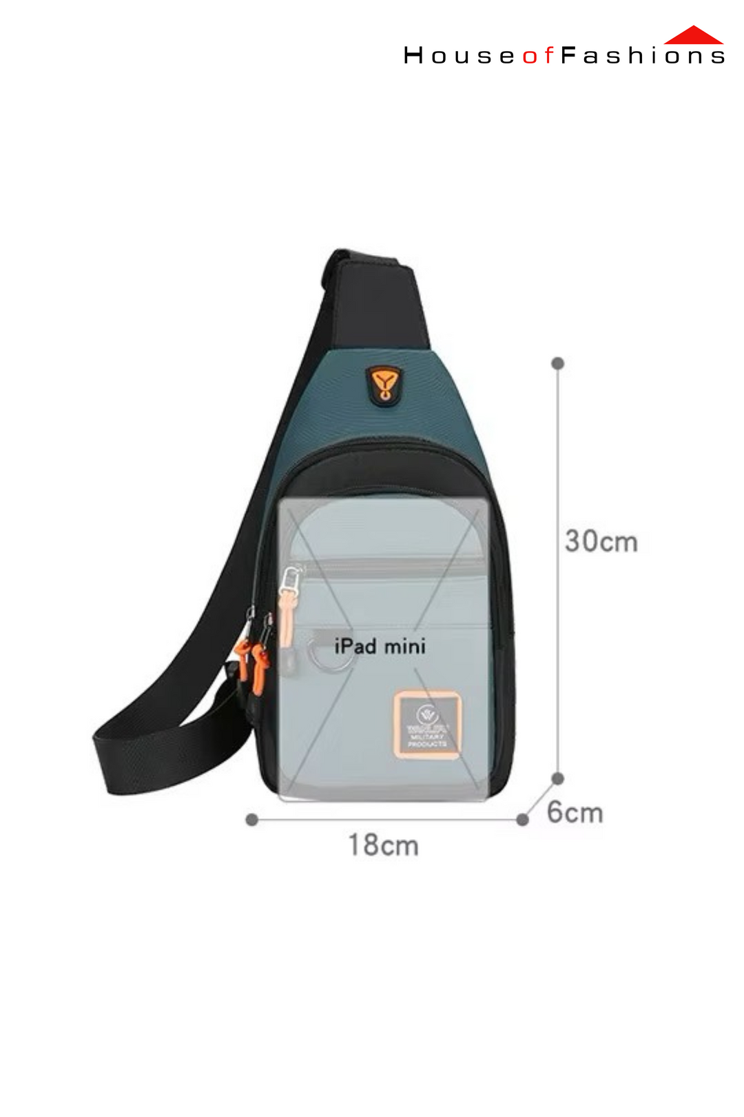 Fashion Men's Chest Bag Handbag Lightweight Oxford Fabric Crossbody Shoulder Bag Stylish Casual Men's Waist Packs Male Chest Bag