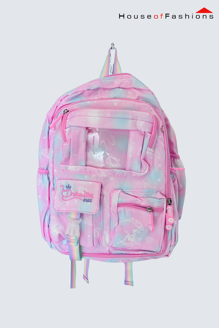 Pink Princess School Bag | Super Light, Water-Resistant & Spacious