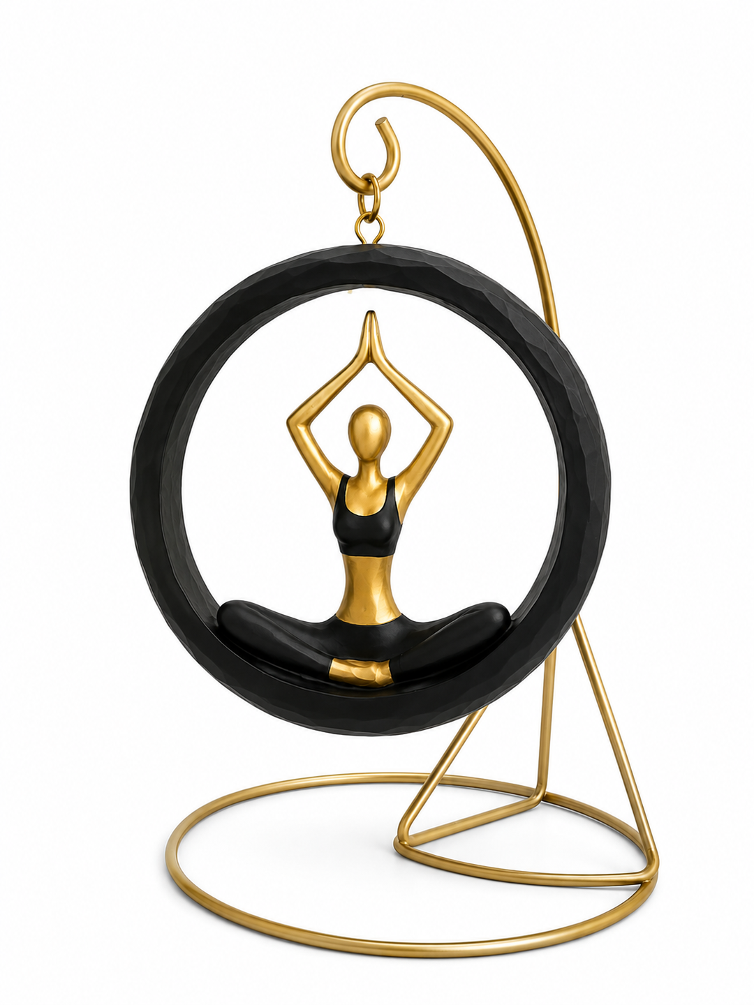 yoga-inspired sculpture